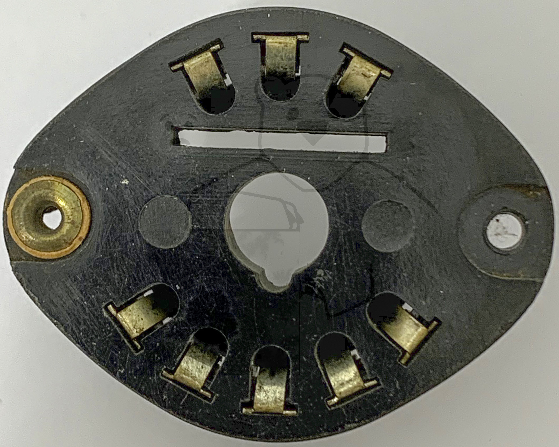 Fassung für Röhren mit: Stahlröhre, 8pol.